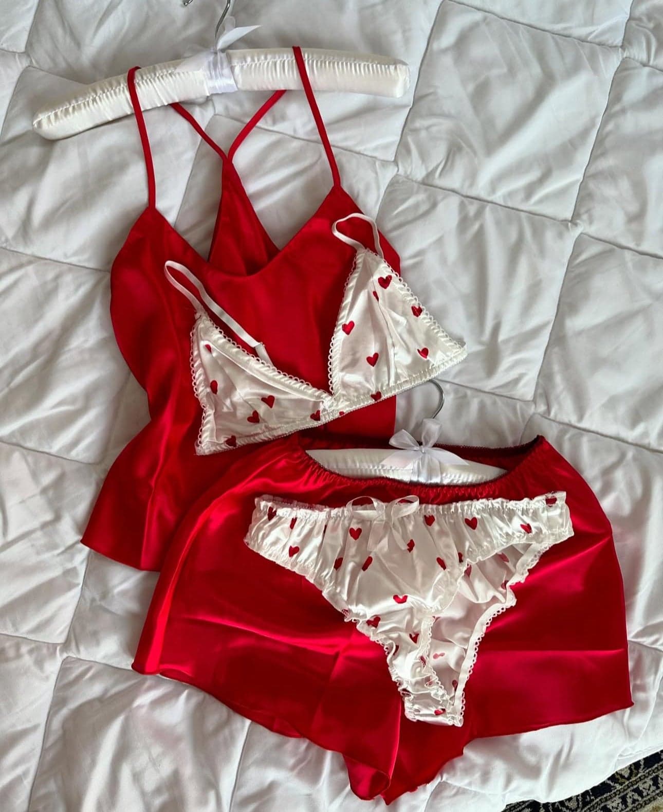 4 Parça Bralet Takım & Şort Takım