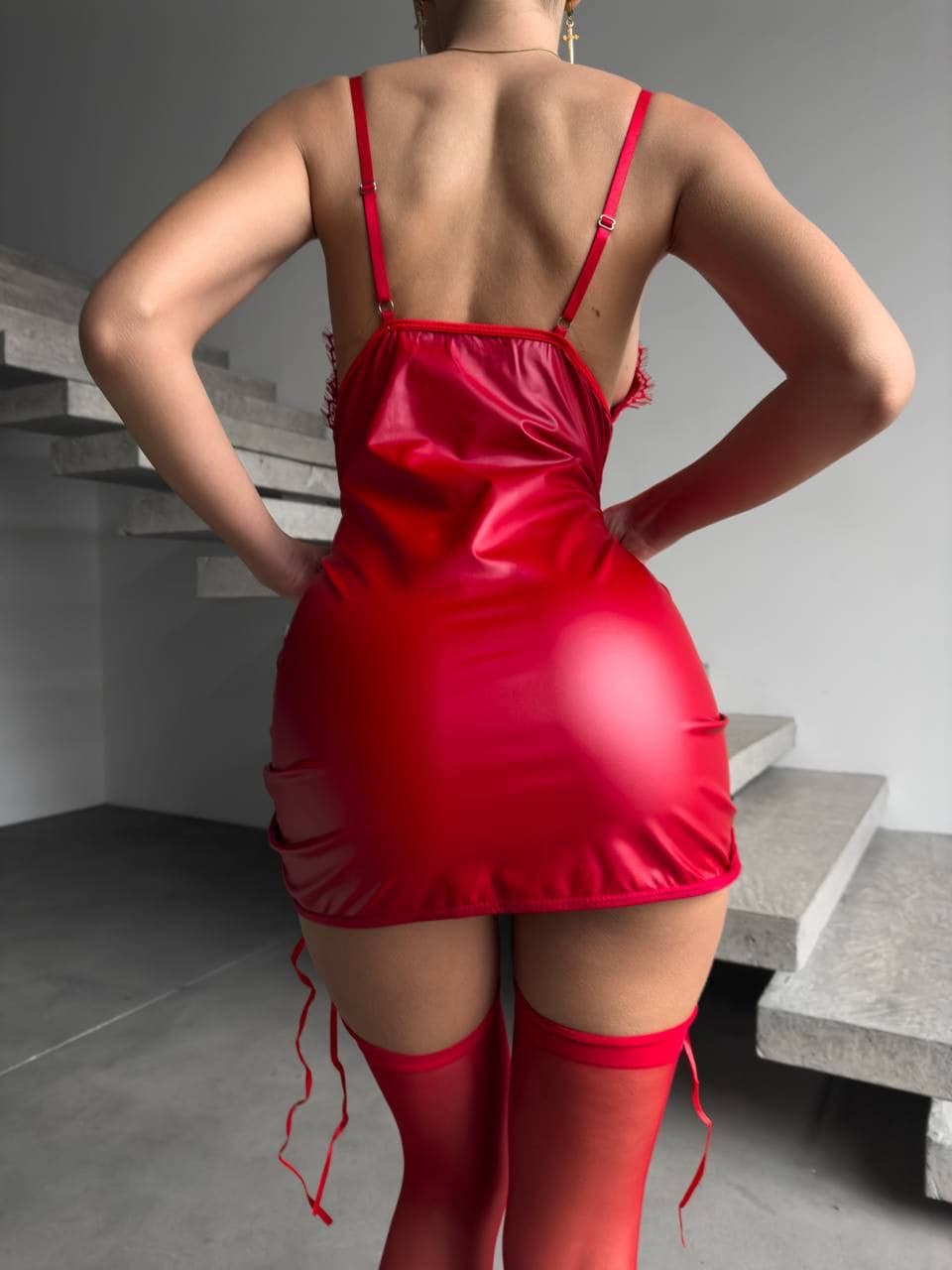 Anastasia Red Babydoll