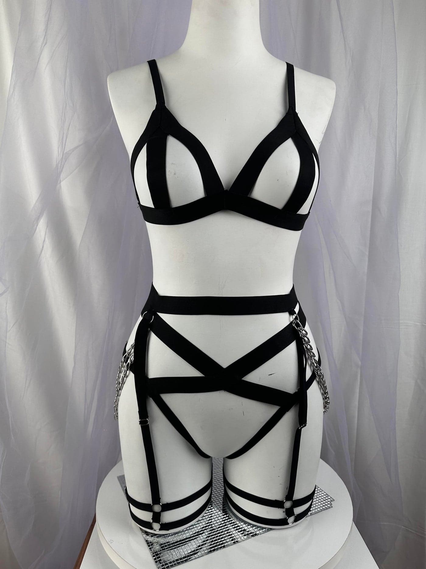 Harness Chaın Set Black