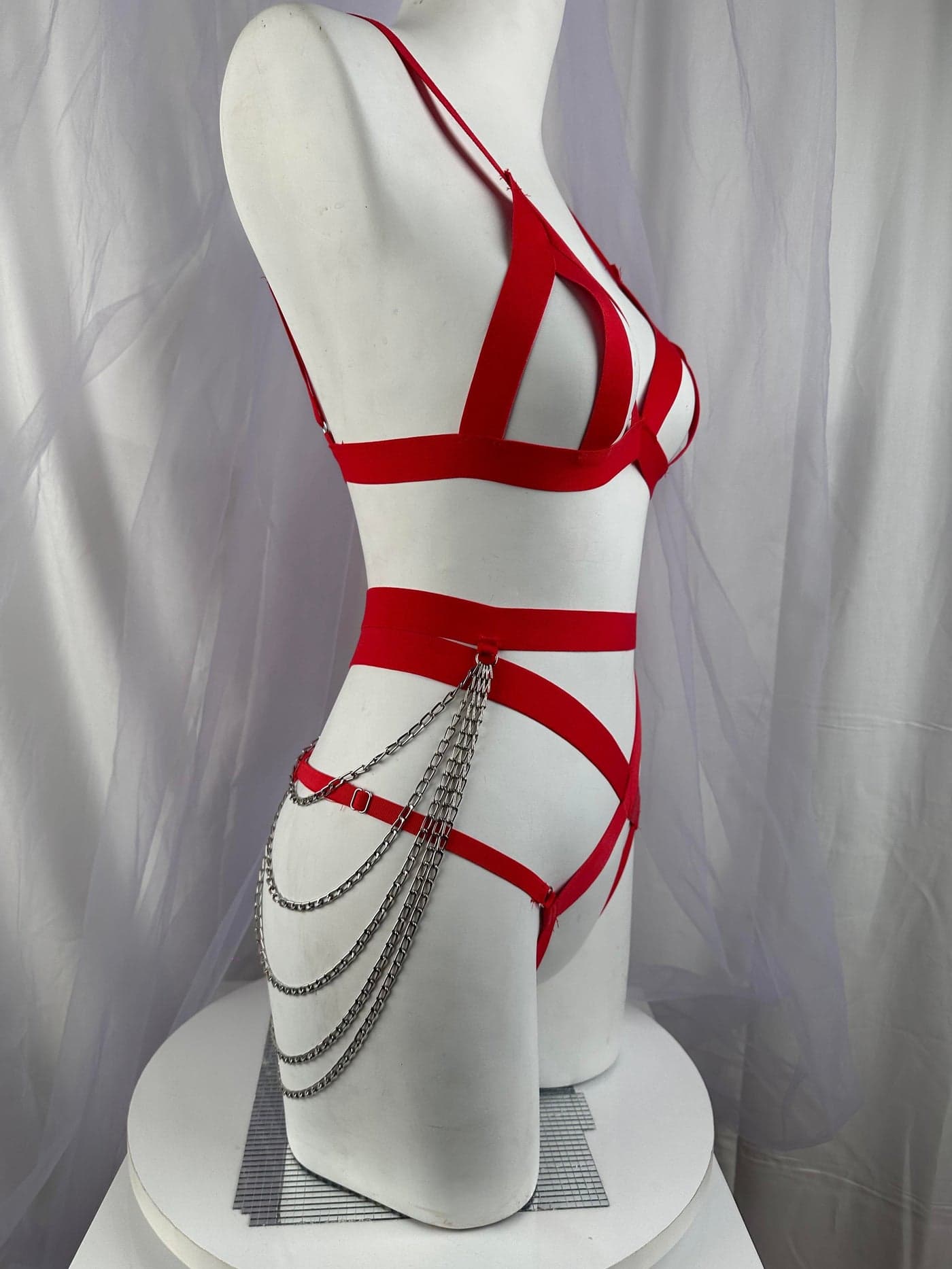 Harness Chaın Set Red