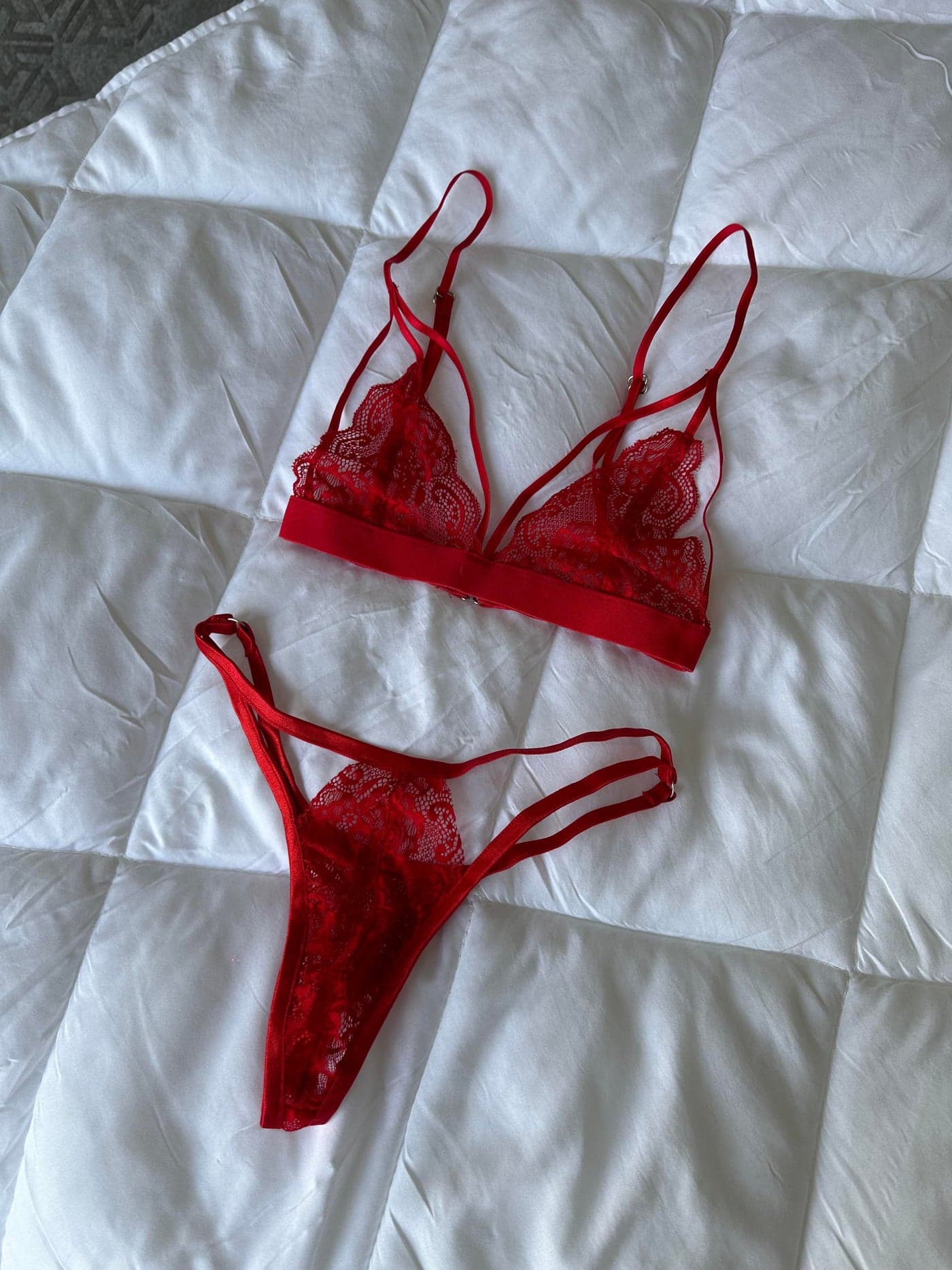Reddısh Bra Set